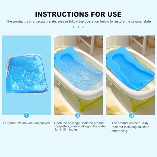 Soft Baby Bath Sponge Mat for Newborns - Quick Drying & Comfortable
