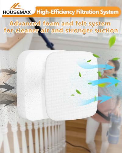 Shark UV850 UV900 Vacuum Filter Replacement Kit - 2 Foam & Felt Filters