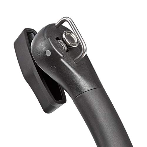 Amazon Basics Manual Can Opener with Soft Grip Handle - Easy Use, Stainless Steel Blade, Clean Cutting