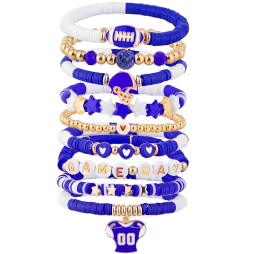 Friendship Bracelet Set 10 Pack Stackable Heishi Disc Bracelets