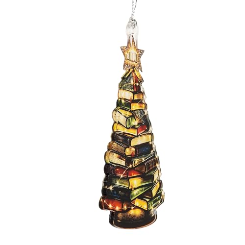 Velatree Book Lover Christmas Ornament - Unique Bookish Gift for Readers