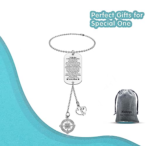 Engraved Wedding Day Ornament for Son - Gift from Mom