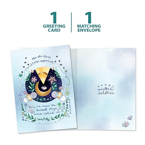 Winter Solstice Greeting Card - 5x7, 100% Recycled, USA Made