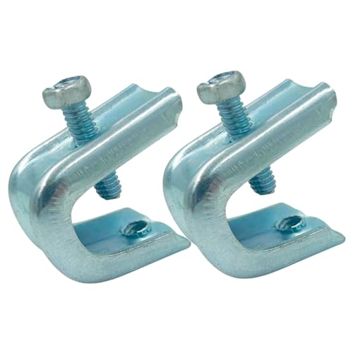 Stainless Steel Fireplace Damper Stopper Clamp for Gas Logs - Pack of 2