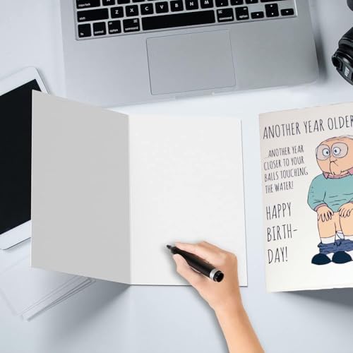 Funny Birthday Card for Men - Rude Humor Gag Gift