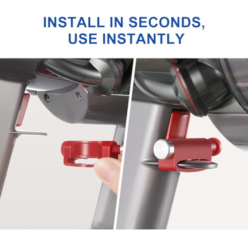 LANMU Trigger Lock for Dyson V15 V11 V10 V8 V7 V6 - Red, One-Press Operation for Easy Cleaning