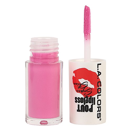 L.A. COLORS Pout Shiny Lip Gloss, Sweet Shimmer 2-Pack