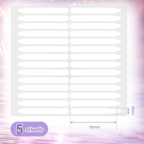Double Sided Nail Tape Clear Adhesive Strips for Display 140 Pcs