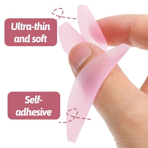 Exircy Glueless Lash Lift Pads 1mm Thin Flat Shields Pink