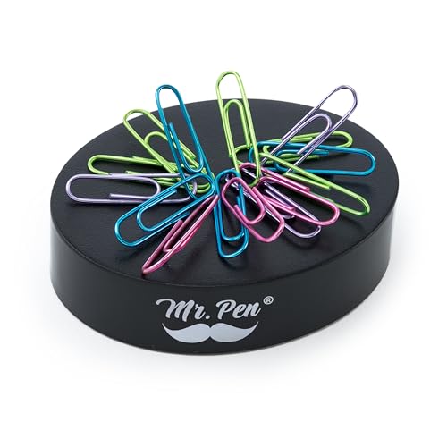 Mr. Pen Magnetic Desk Toy with 100 Colorful Paper Clips
