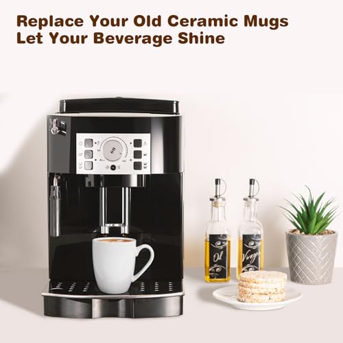 Urbanstrive 16oz White Ceramic Coffee Mug - Perfect for Tea & Coffee