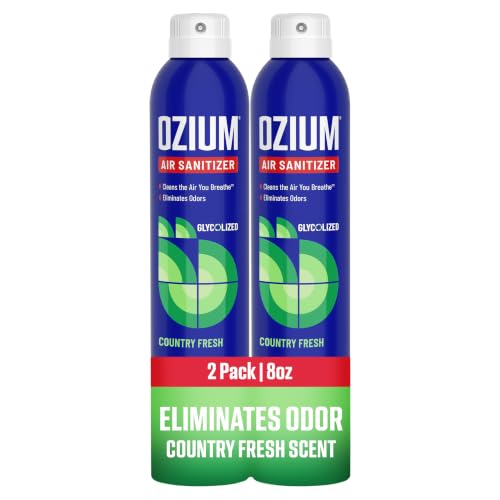 Ozium Country Fresh 8 Oz. Air Sanitizer & Odor Eliminator Spray (Pack of 2)