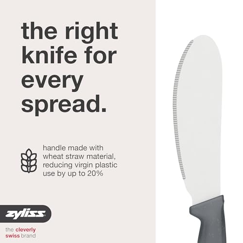 Zyliss Sandwich Knife & Condiment Spreader - 4.7" Gray (Pack of 6)