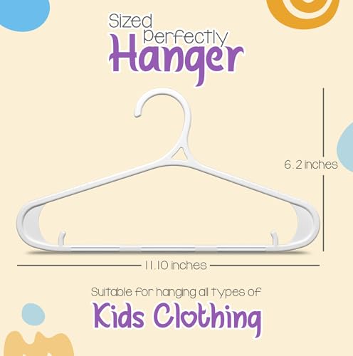 Utopia Home Kids Hangers - 20 Pack Non-Slip Baby Clothes Hangers