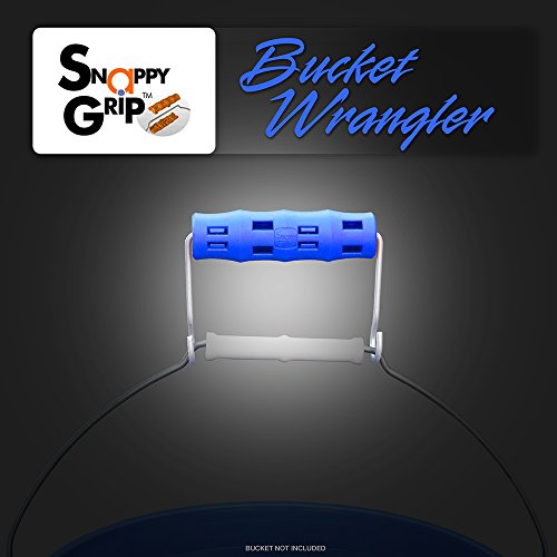 Snappy Grip Bucket Wrangler - Ergonomic Handle Hook, Royal Blue