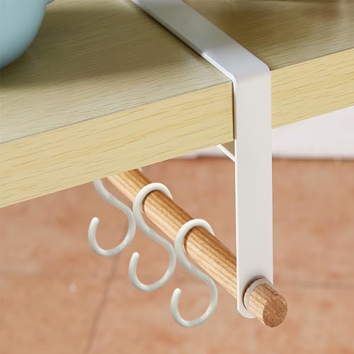 20 Durable Plastic S-Hooks for Easy Hanging - Versatile Storage Solution