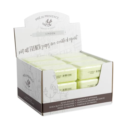 Pre de Provence Linden Soap Bar - Natural French Skincare, 5.3 oz