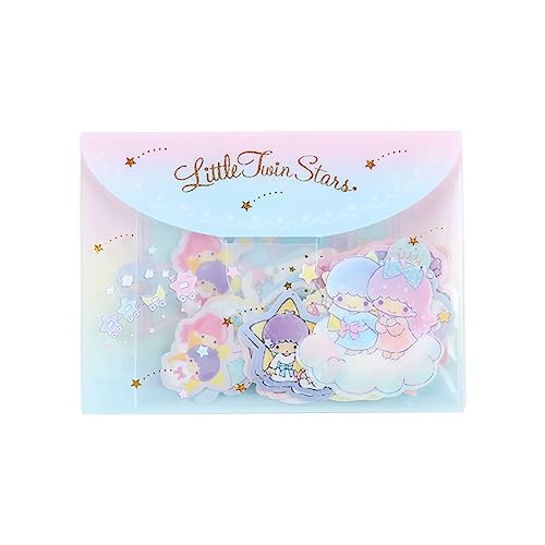 Sanrio Little Twin Stars Decorative Seal and Portable Card Case Set
