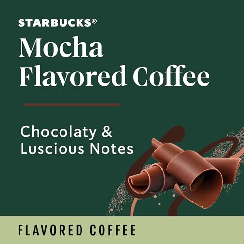 Starbucks Mocha Ground Coffee, 100% Arabica, 11 oz Bags (Pack of 6)