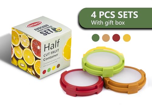 Ortarco 4-Piece Onion & Avocado Food Saver Set - BPA-Free Fresh Keepers