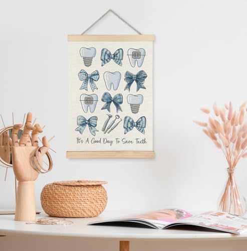 Dentist Wall Art Poster 12x16 Inch Dental Hygienist Office Decor