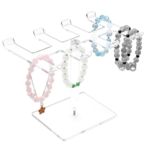 1 Tier Acrylic Bracelet Holder Stand - Organize Your Jewelry