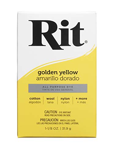 Rit All-Purpose Powder Dye, Golden Yellow, 1-1/8 oz