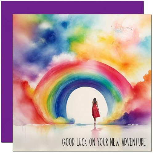 Good Luck Card for New Adventures - 145mm x 145mm