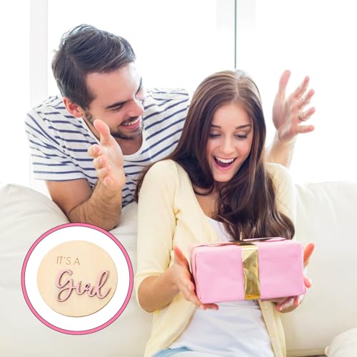 It's a Girl Wooden Sign - Baby Shower Announcement & Photography Prop