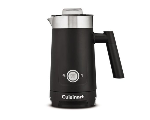 Cuisinart Hot and Cold Foam Milk Frother, Electric Frother for Coffee, Lattes, Cappuccinos, Macchiatos, Hot Chocolate and More, Stainless Steel Nonstick Milk Tank, Cool Touch Exterior, FR-16, Black