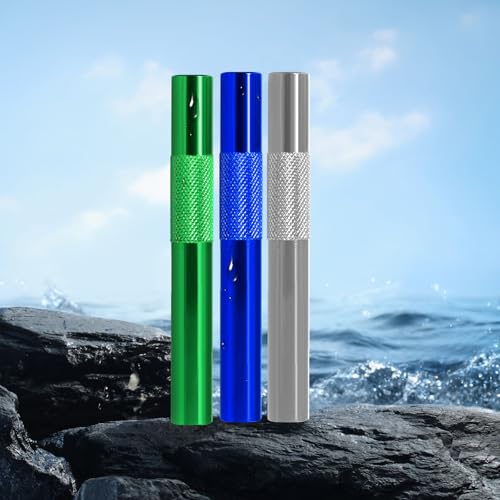 Reusable Stainless Steel Metal Drinking Straws 6-Pack Eco-Friendly Durable
