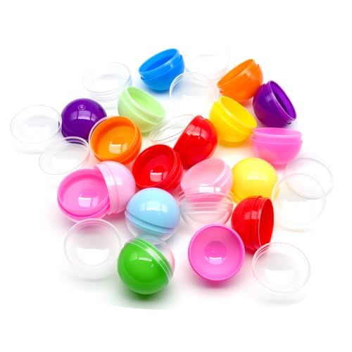 30pcs Translucent Empty Vending Machine Capsules - 28mm Gumball Containers