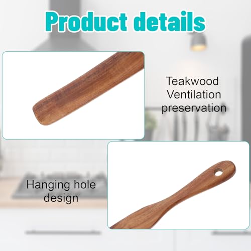 11 Inch Wooden Spurtle for Sourdough Mixing & Stirring