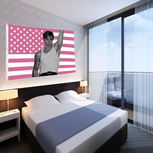Nicholas Chavez Pink American Flag Tapestry 3x5FT - Durable & Colorful