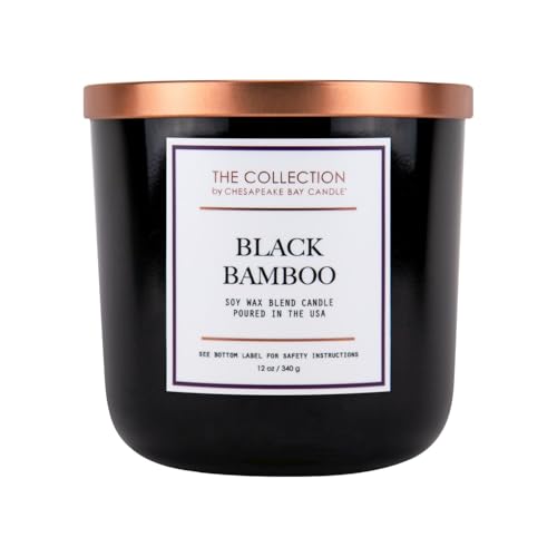 Chesapeake Bay Candle Black Bamboo 12oz Medium Jar Candle