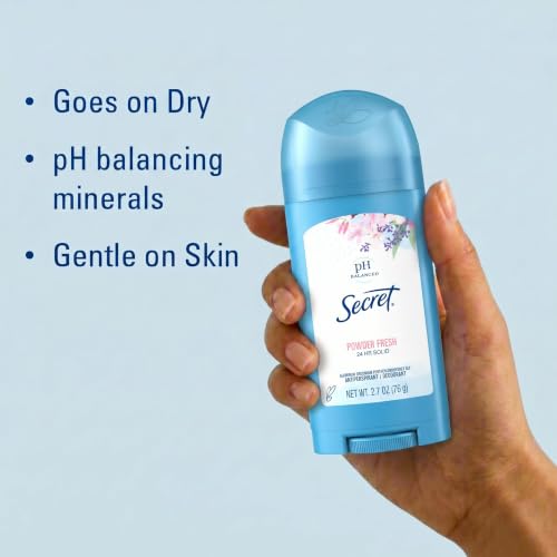 Secret Antiperspirant and Deodorant Stick for Women, Powder Fresh, 2.7 oz