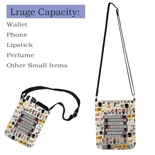 JYTAPP Canvas Makeup Bag Travel Cosmetic Pouch for Fans