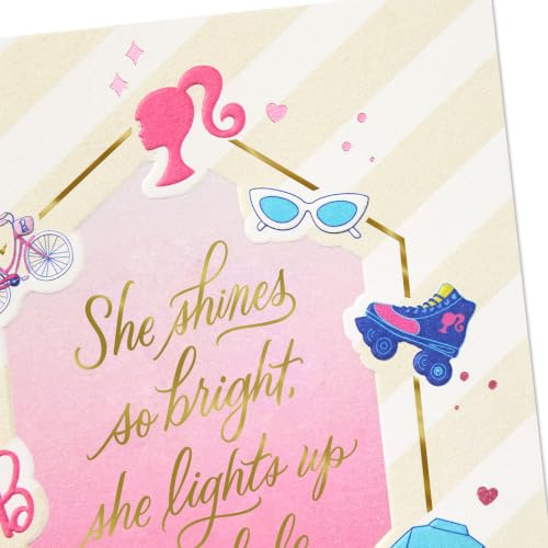 Hallmark Barbie Greeting Card - She Shines for Any Occasion