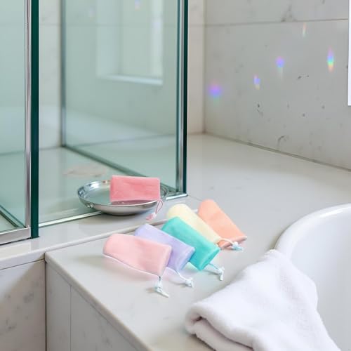 Exfoliating Mesh Soap Pouch 6 Pack Foaming Net Soap Saver Bags