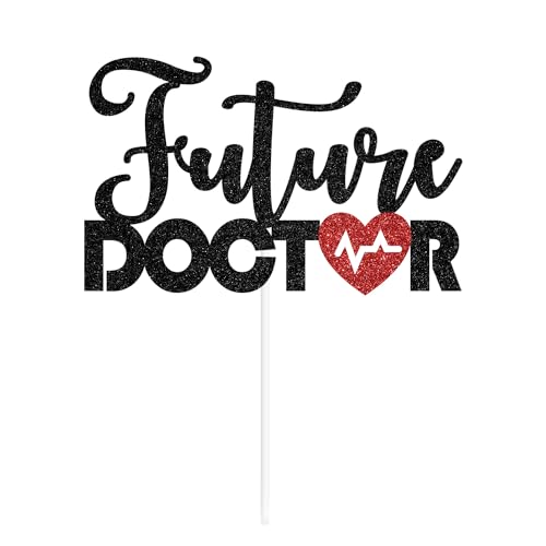 Future Doctor Cake Topper for Medical School Graduation
