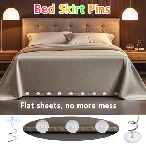 Kisajar 100-Piece Twist Pins for Upholstery, Bed Skirts, and Slipcovers