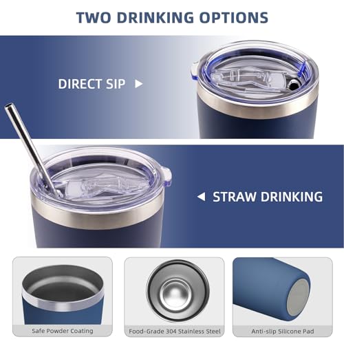 GGQ 20oz Lavender Travel Coffee Tumbler - Stainless Steel, Double Wall Insulated