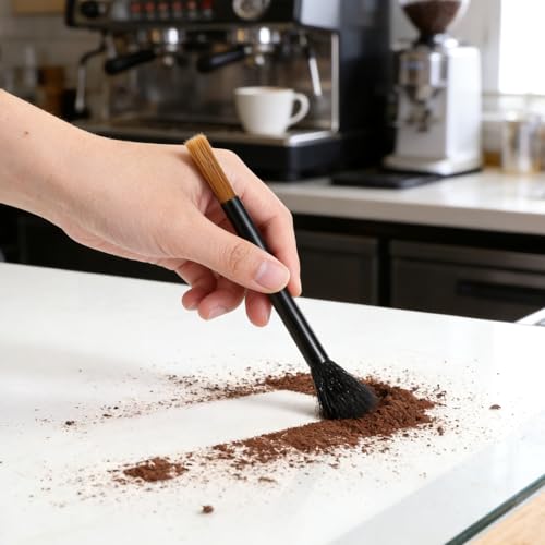 Dual-Head Coffee Grinder Cleaning Brush - 2 Pack