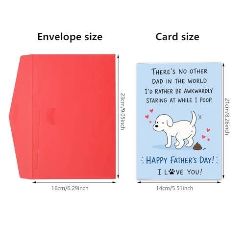 Funny Father's Day Card for Dog Dads - Heartfelt Greeting