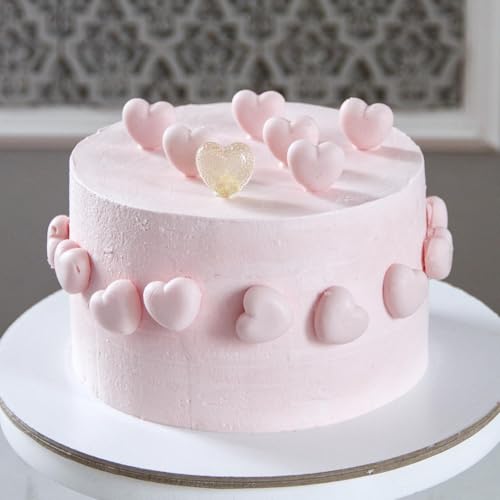Heart-Shaped Silicone Chocolate Molds Set - 4-Piece, Easy Release