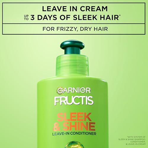 Garnier Fructis Sleek & Shine Leave-In Conditioner Cream 10.2 Fl Oz