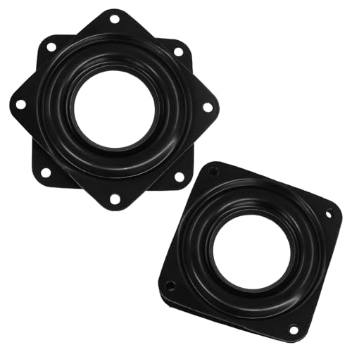 2-Pack 3-Inch Lazy Susan Turntables - Heavy-Duty Steel Rotating Tray