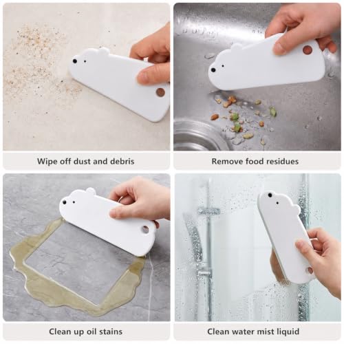 Mini Silicone Squeegee for Shower Glass, Mirrors and Car Windows