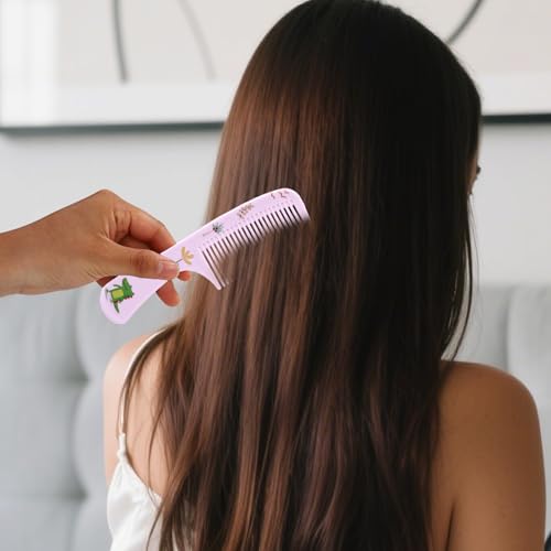 Penitue Cute Hair Comb Set - Fine Tooth & Rat Tail Styling Combs (2 Pcs)
