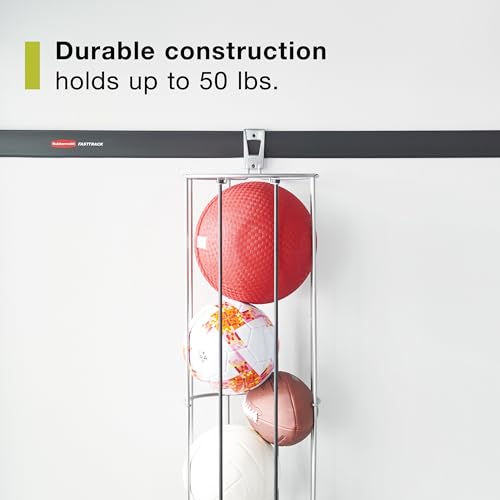 Rubbermaid FastTrack Vertical Ball Rack - Wall-Mounted Garage Storage
